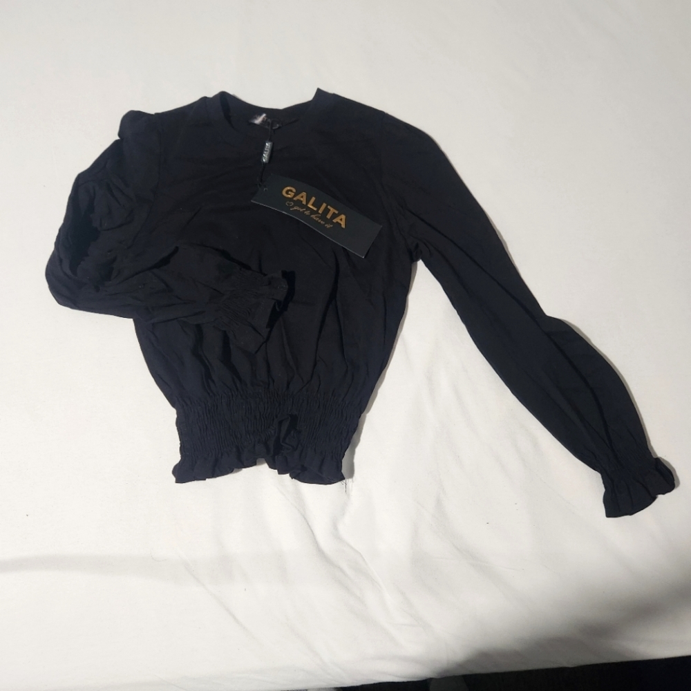 Galita, neta black blouse